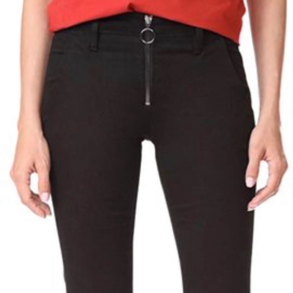 FRAME Le Crop Bell Jeans Flare - Black - Size 26 - Picture 3 of 14